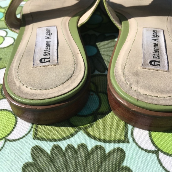Etienne Aigner Monogram Tassel Flip Flop - Picture 8 of 10